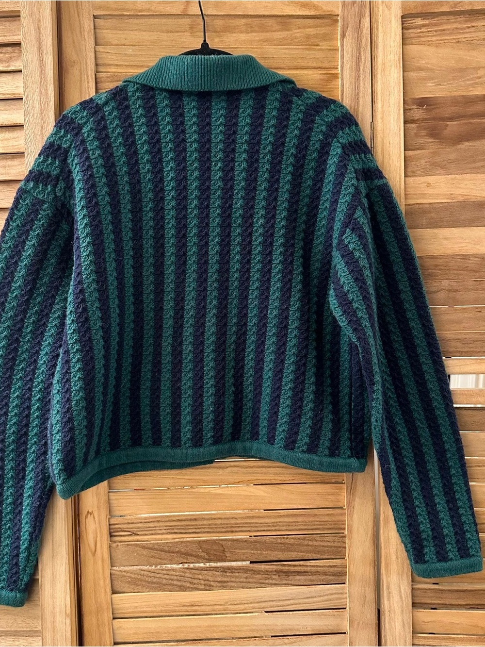 J.Crew Sweater Lady Jacket – Chevron Stripe – Size M - Picture 6 of 6